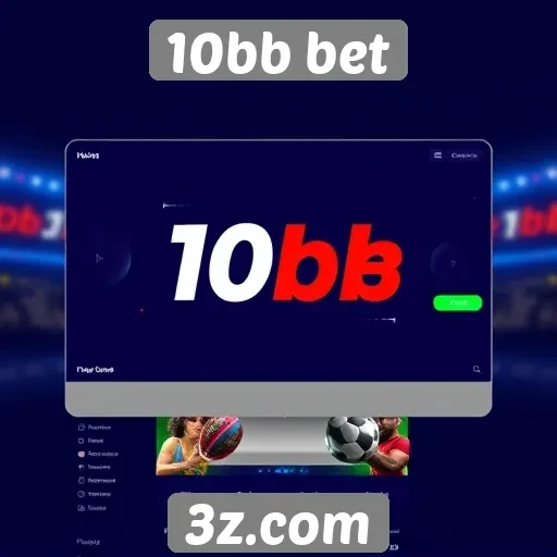 Interface do site do 10bb bet é intuitiva e acessível